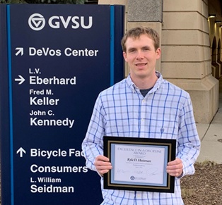 Huisman Wins PLS Excellence-in-a-Discipline Award